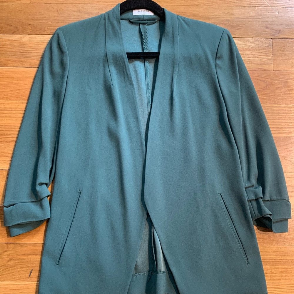 Babaton Size 0 Green Blazer. Good Condition